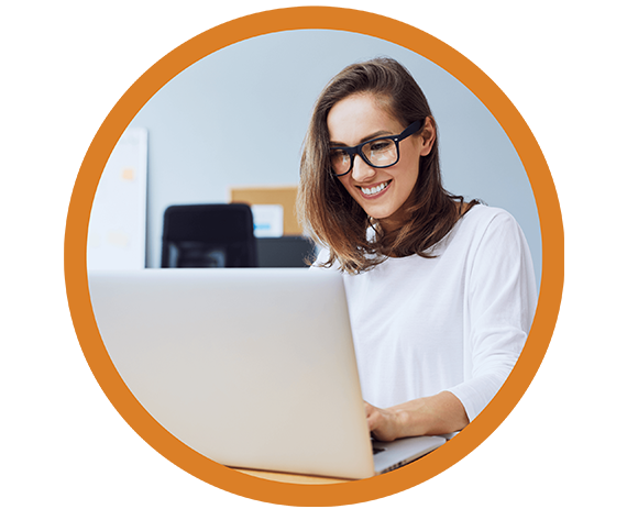 woman working in IT